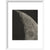 The Moon print in white frame
