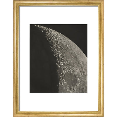 The Moon print in gold frame