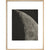 The Moon print in natural frame