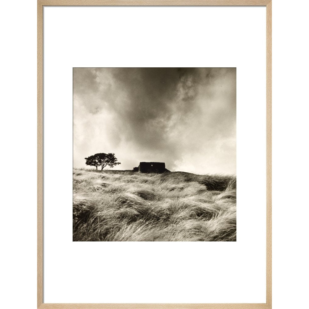 Top Withens print in natural frame
