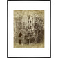 Tower of Prea Sat Ling Poun print in black frame