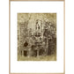 Tower of Prea Sat Ling Poun print in natural frame