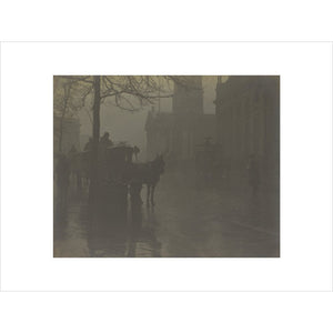 Trafalgar Square and St Martin's-in-the-Field print unframed