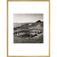 Troytown Maze print in gold frame