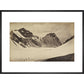 View from the Top of the Manirung Pass print in black frame