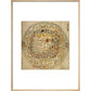 A Korean World Map print in natural frame