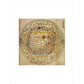 A Korean World Map print unframed