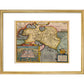 Asia print in gold frame