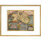 Asia print in gold frame