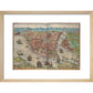 Constantinople print in natural frame