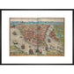 Constantinople print in black frame