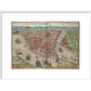 Constantinople print in white frame