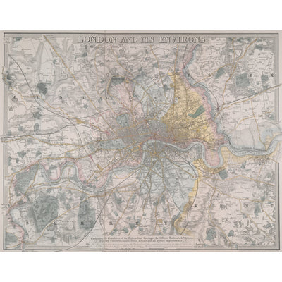 Map of London print
