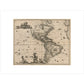 North and South America print unframed