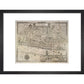 The Cittie of London print in black frame