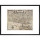 The Cittie of London print in black frame