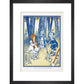Dorothy, Tin Woodman and the Scarecrow print in black frame