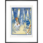Dorothy, Tin Woodman and the Scarecrow print in black frame