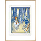 Dorothy, Tin Woodman and the Scarecrow print in natural frame