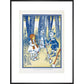 Dorothy, Tin Woodman and the Scarecrow print in black frame