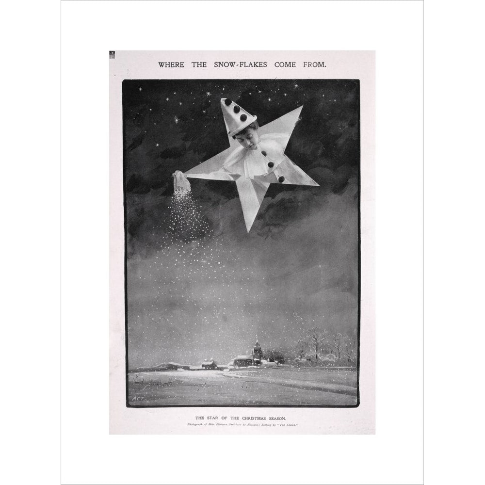 The Star of the Christmas season print unframed