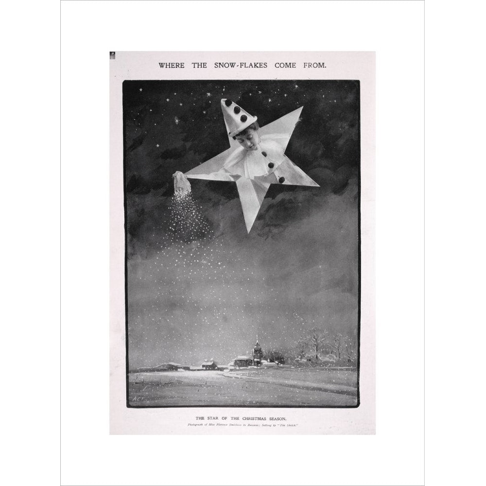 The Star of the Christmas season print unframed
