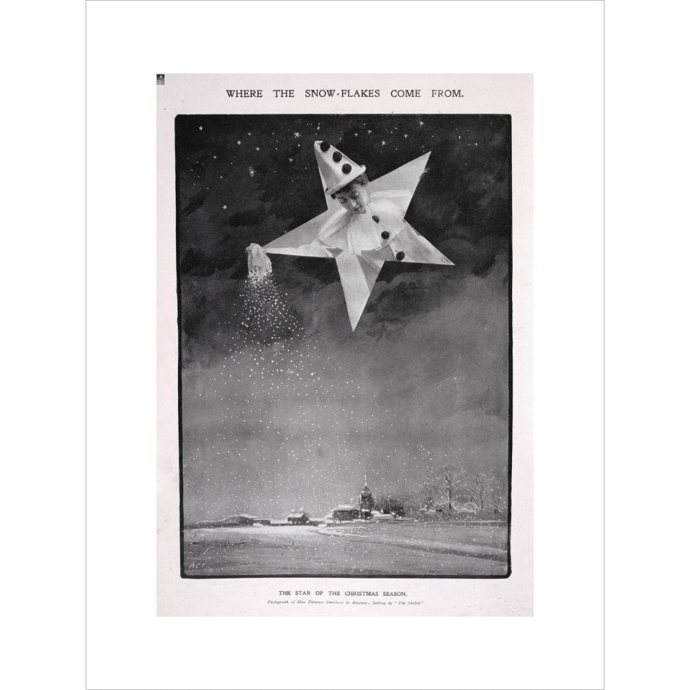 The Star of the Christmas season print unframed