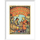 Miss Mouser's Tea Party print in white frame