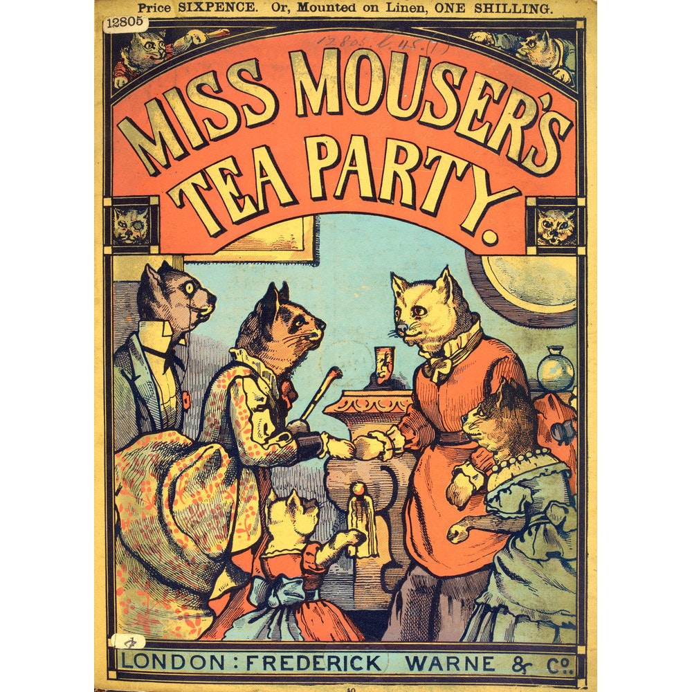 Miss Mouser's Tea Party print