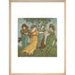The Mulberry Bush print in natural frame