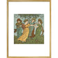 The Mulberry Bush print in gold frame