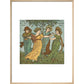 The Mulberry Bush print in natural frame