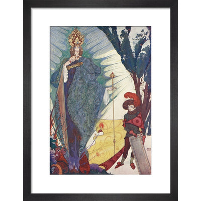 The Snow Queen print in black frame