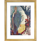 The Snow Queen print in gold frame