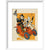 The Scarecrow and Tin-man Driving print in white frame
