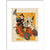 The Scarecrow and Tin-man Driving print in white frame