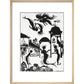 The Little Mermaid print in natural frame