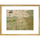 Map of Falmouth Haven print in gold frame