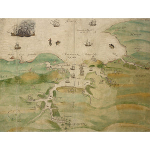 Map of Falmouth Haven print