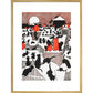 A black cat holiday print