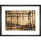 The open Colonnade at the Crystal Palace print in black frame