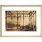 The open Colonnade at the Crystal Palace print in natural frame