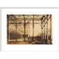 The open Colonnade at the Crystal Palace print in white frame