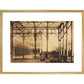 The open Colonnade at the Crystal Palace print in gold frame