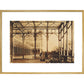 The open Colonnade at the Crystal Palace print in gold frame