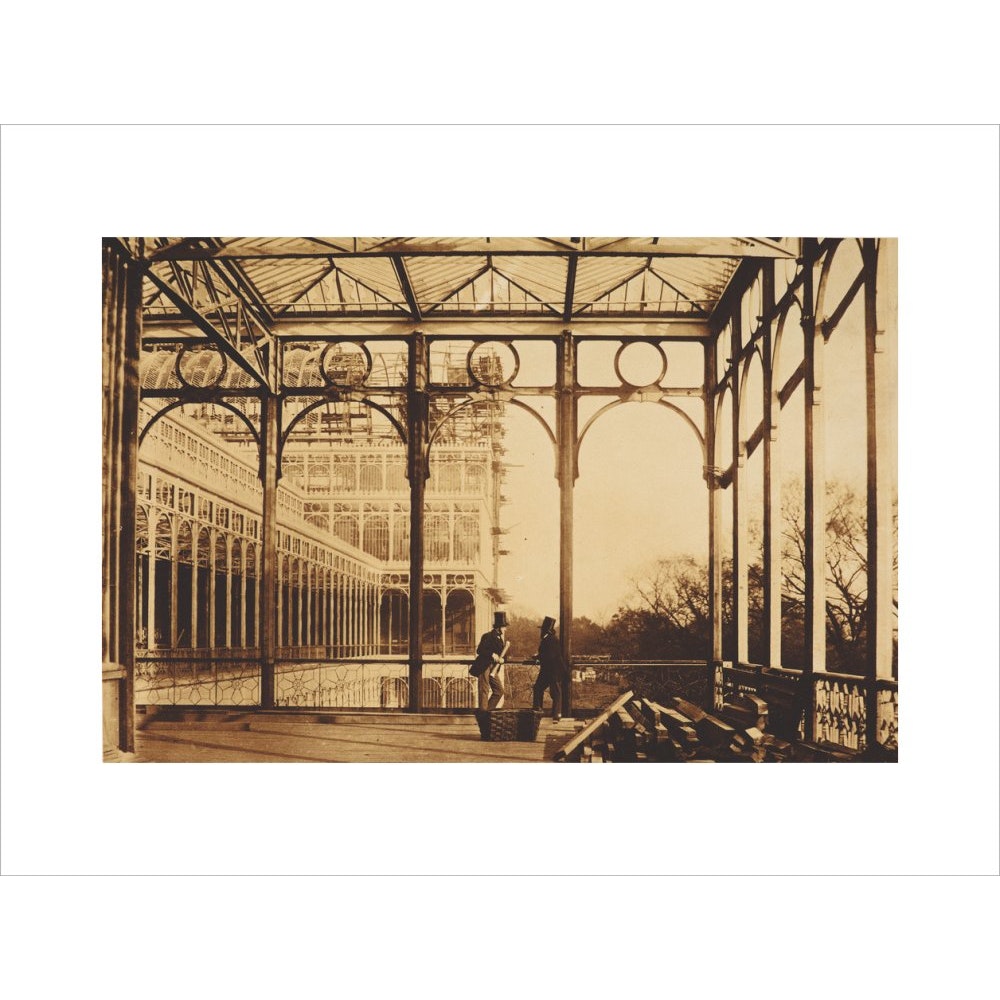 The open Colonnade at the Crystal Palace print unframed