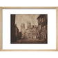 York Minster from Lop Lane print in natural frame
