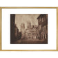 York Minster from Lop Lane print in gold frame