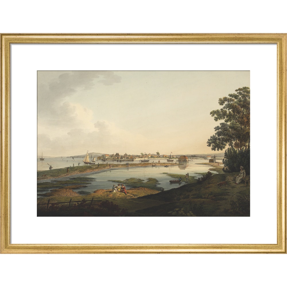 Yarmouth print in gold frame