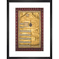 Decree of Shah 'Alam II print in black frame